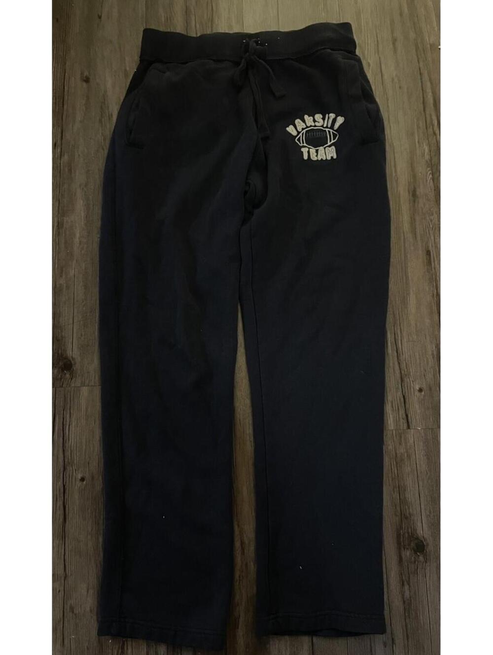 Arizona Jean Company Blue Y2K Fleece Sweats Embroidered Sz S